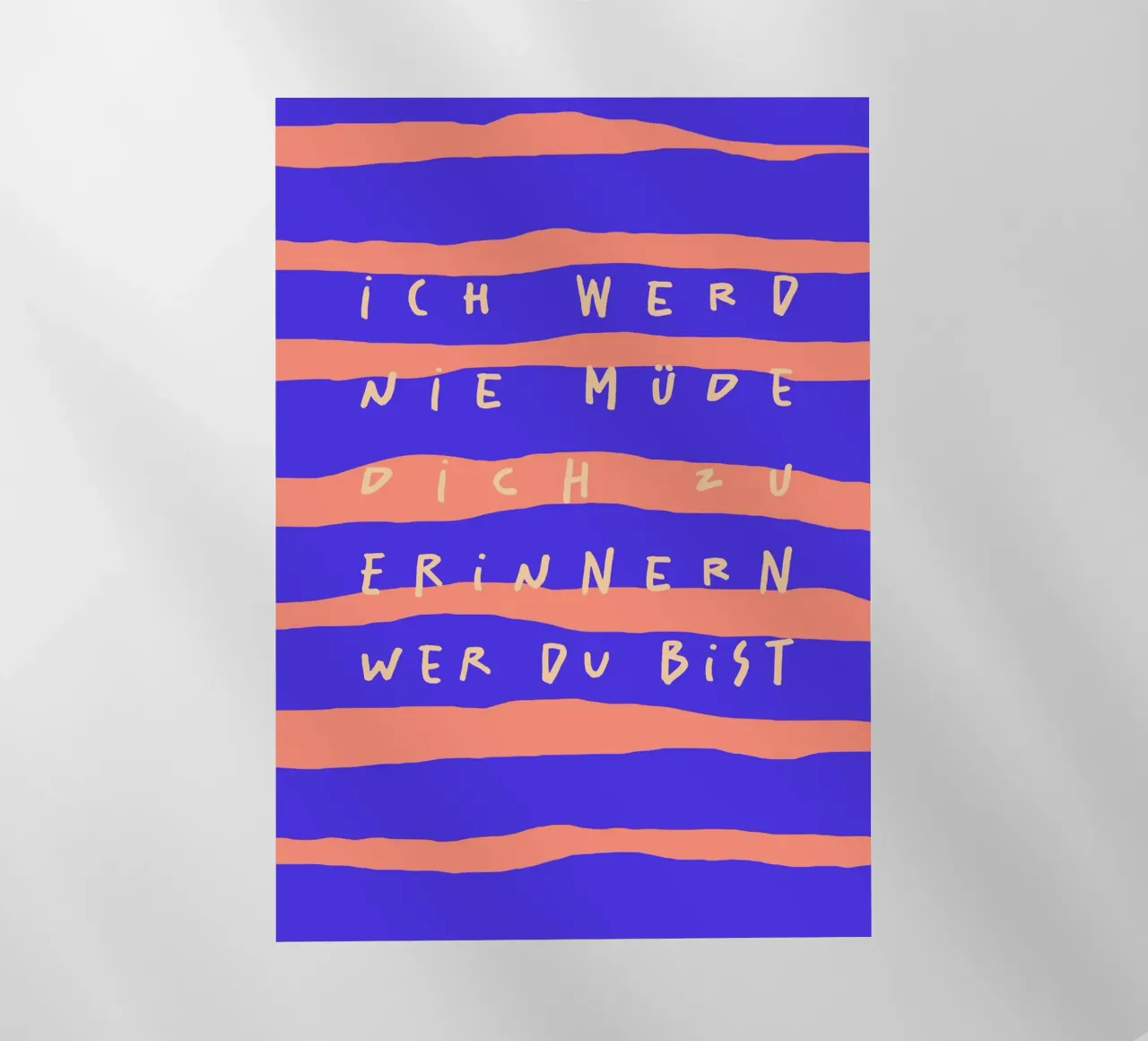 ich werde nie müde, dich zu erinnern, wer du bist. pellicola backlit da FRICKE DESIGN