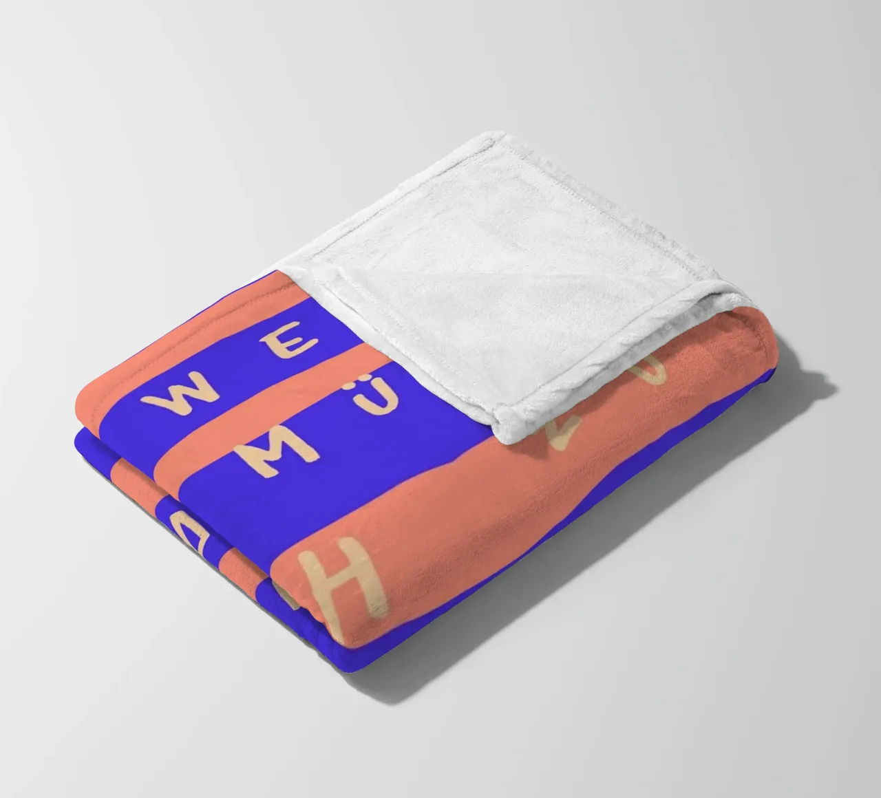 ich werde nie müde, dich zu erinnern, wer du bist. coperta in pile da FRICKE DESIGN