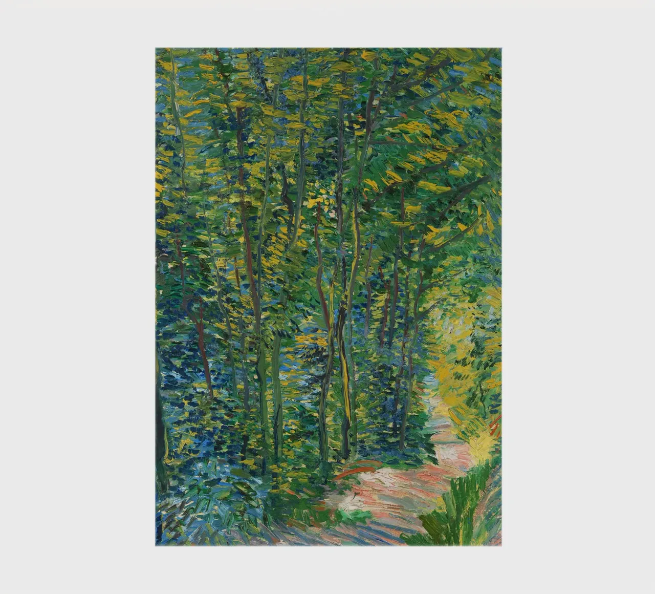 A path in the woods, 1887 notebook by Christopher Soto