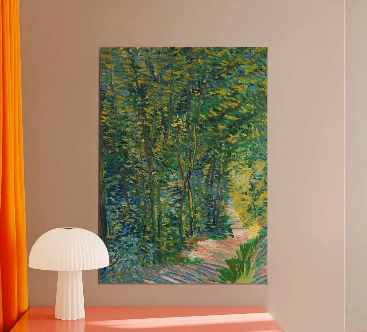 Un chemin dans les bois, 1887 poster de Christopher Soto