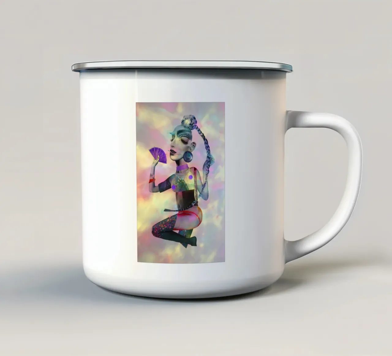 Glühen 4 tazza in smalto da Paperheartmixx