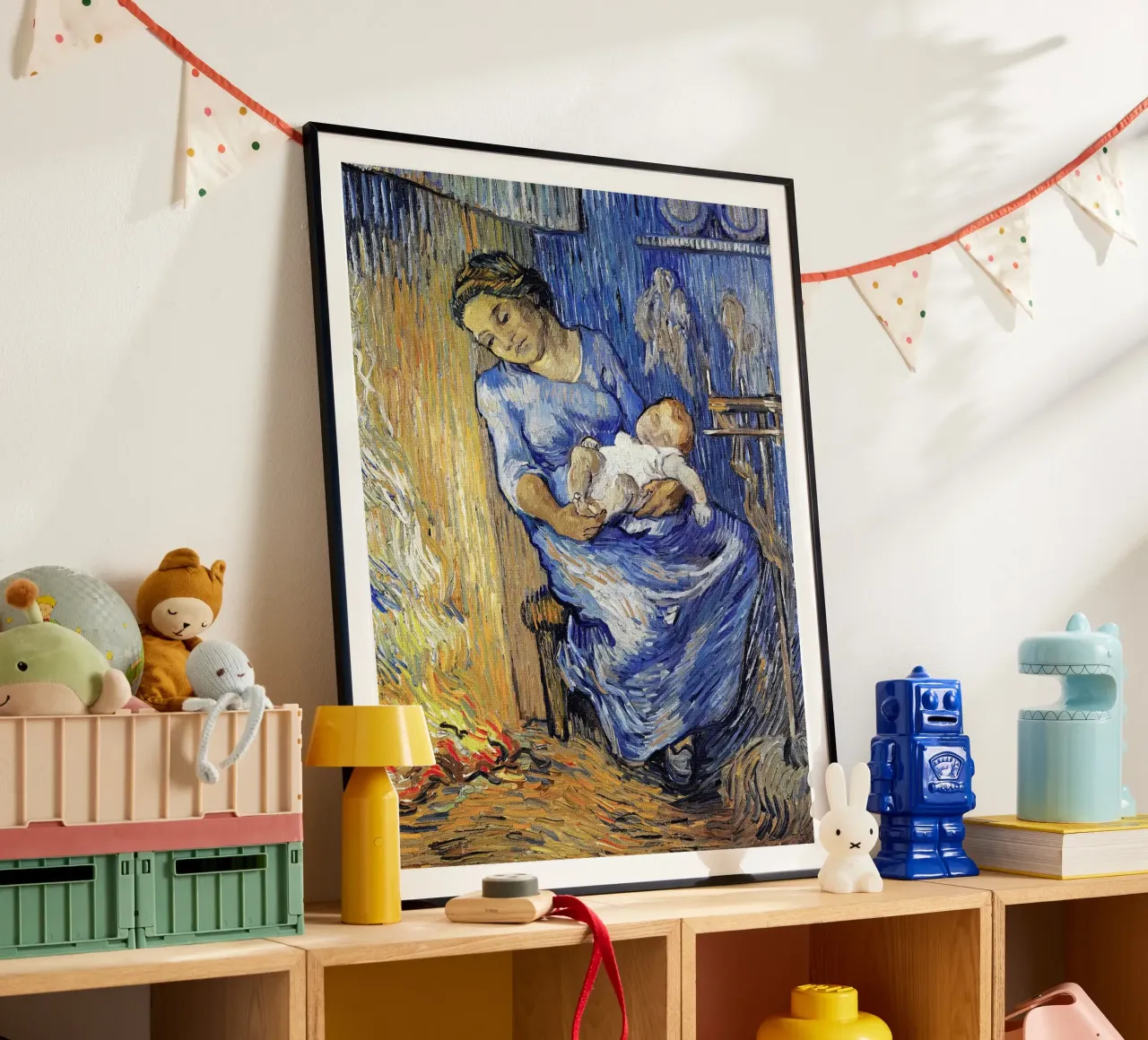 L'uomo è in mare, 1889 poster con telaio in legno da Christopher Soto
