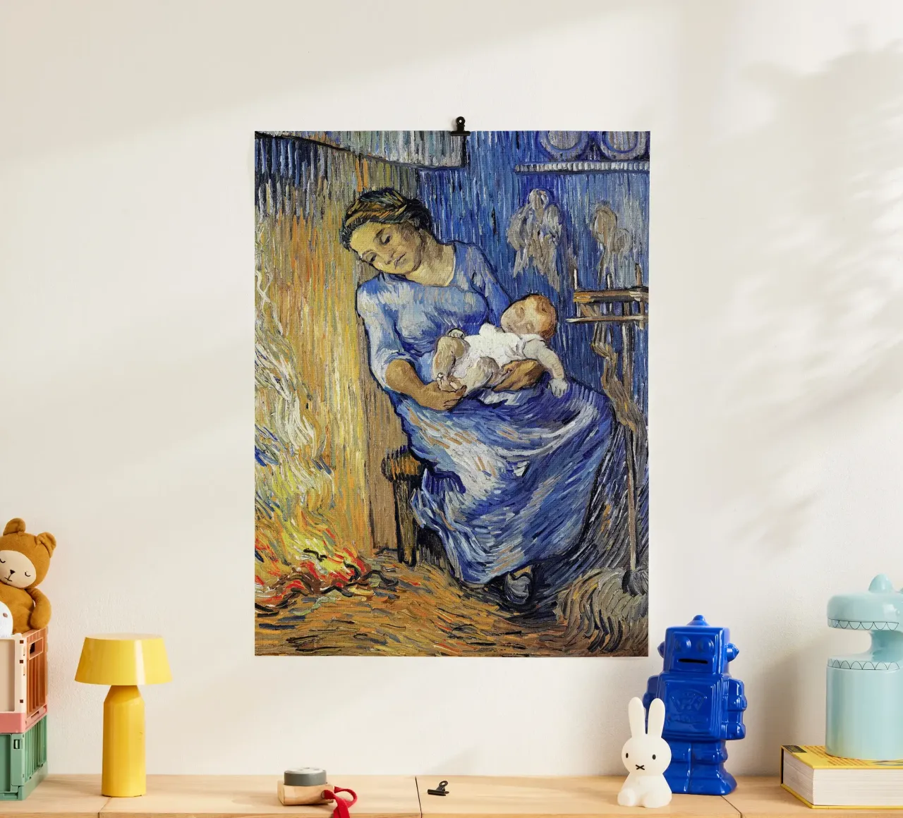 L'uomo è in mare, 1889 poster con telaio in legno da Christopher Soto