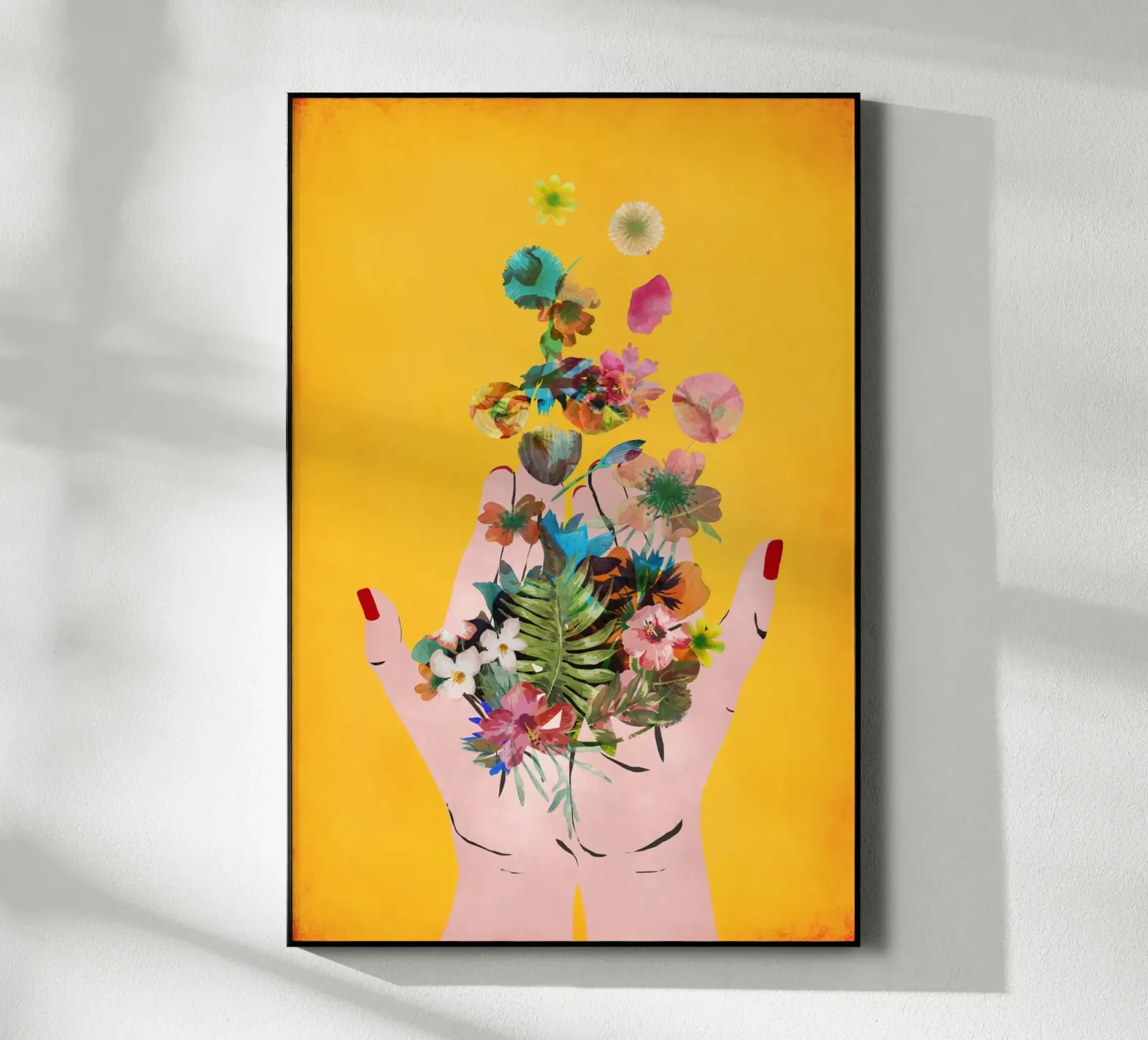 Fridas Hands (Yellow) plexiglass da treechild