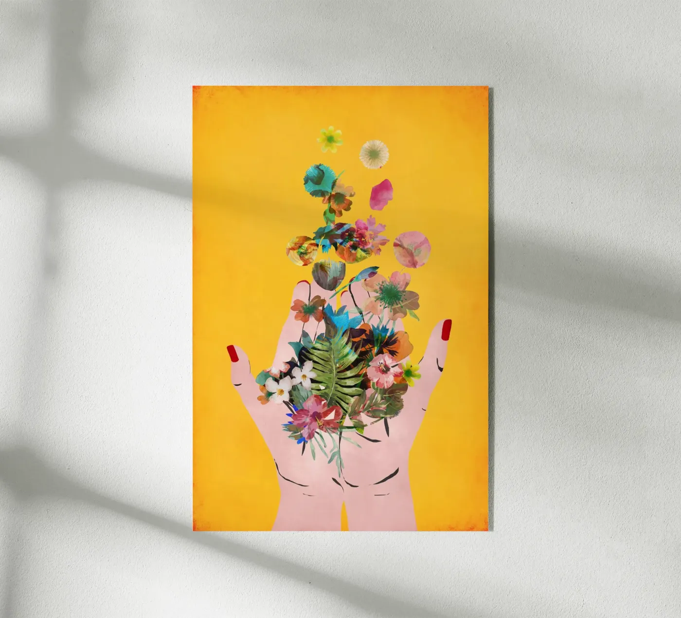 Fridas Hands (Yellow) plexiglass da treechild