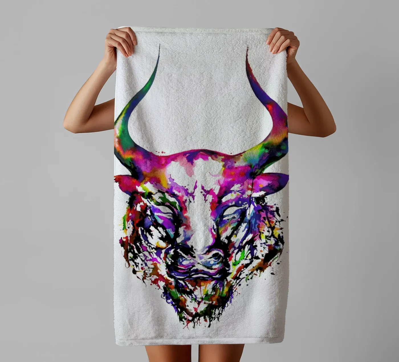 Philosopher towel by Marc Allante