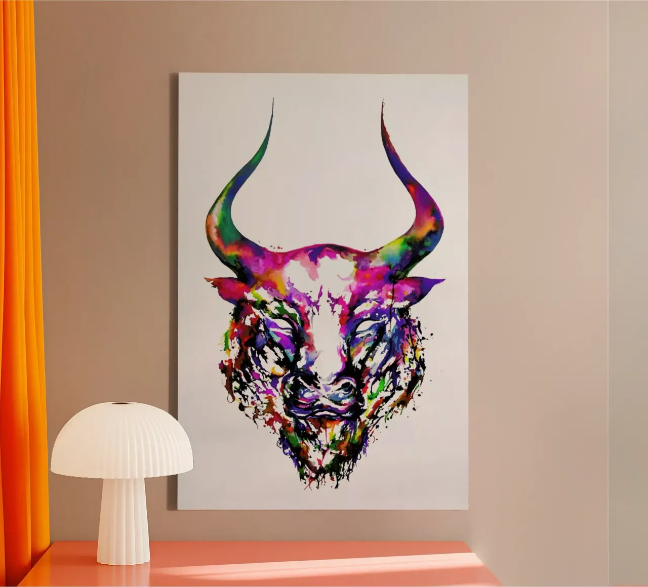 Philosopher canvas by Marc Allante