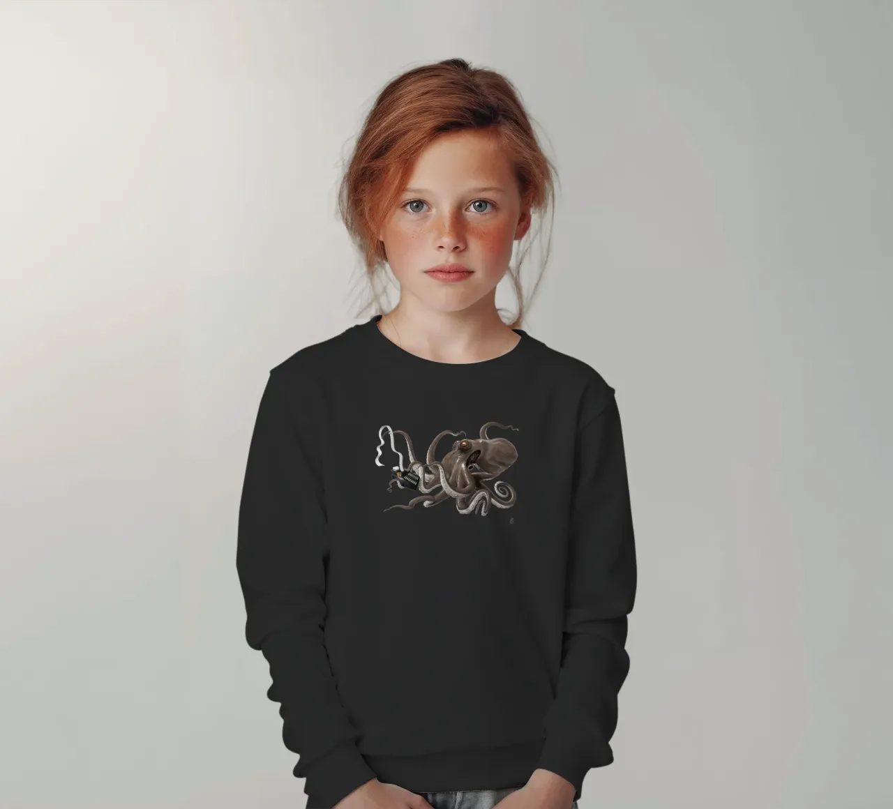 Count to ten (Coloured) felpa bambino da Rob Art | Illustration