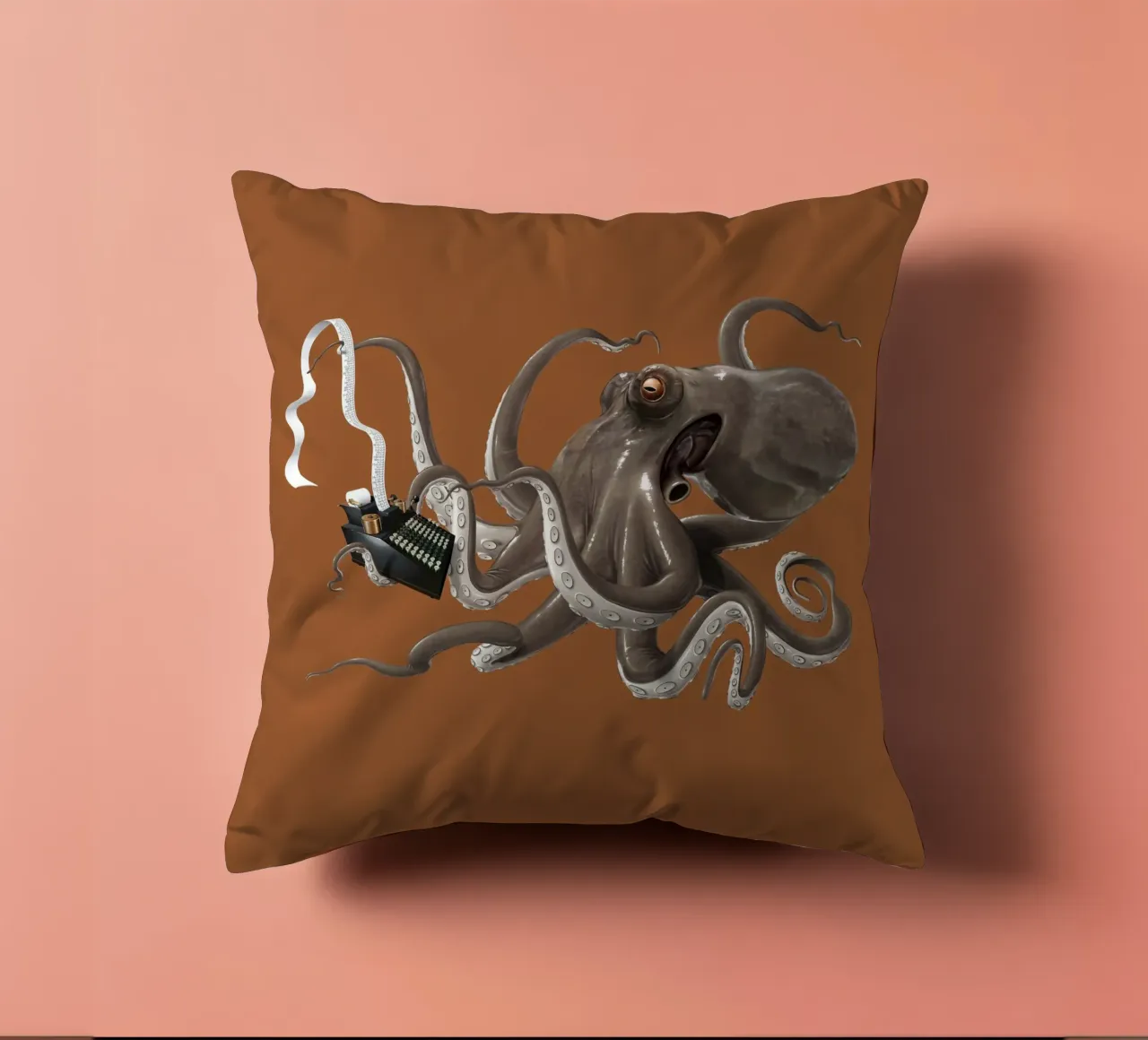 Count to ten (Coloured) cuscino da Rob Art | Illustration