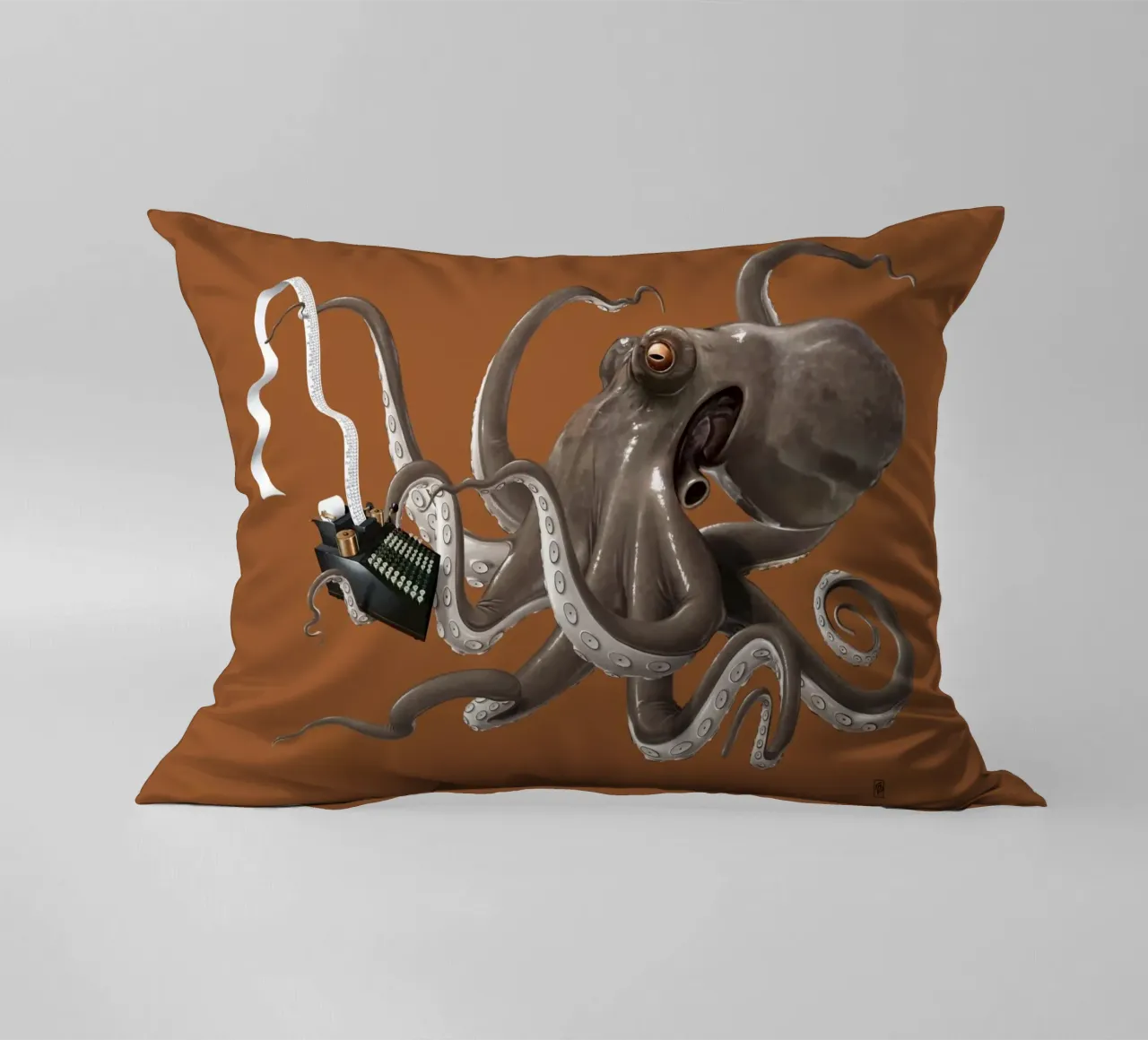 Count to ten (Coloured) cuscino da Rob Art | Illustration