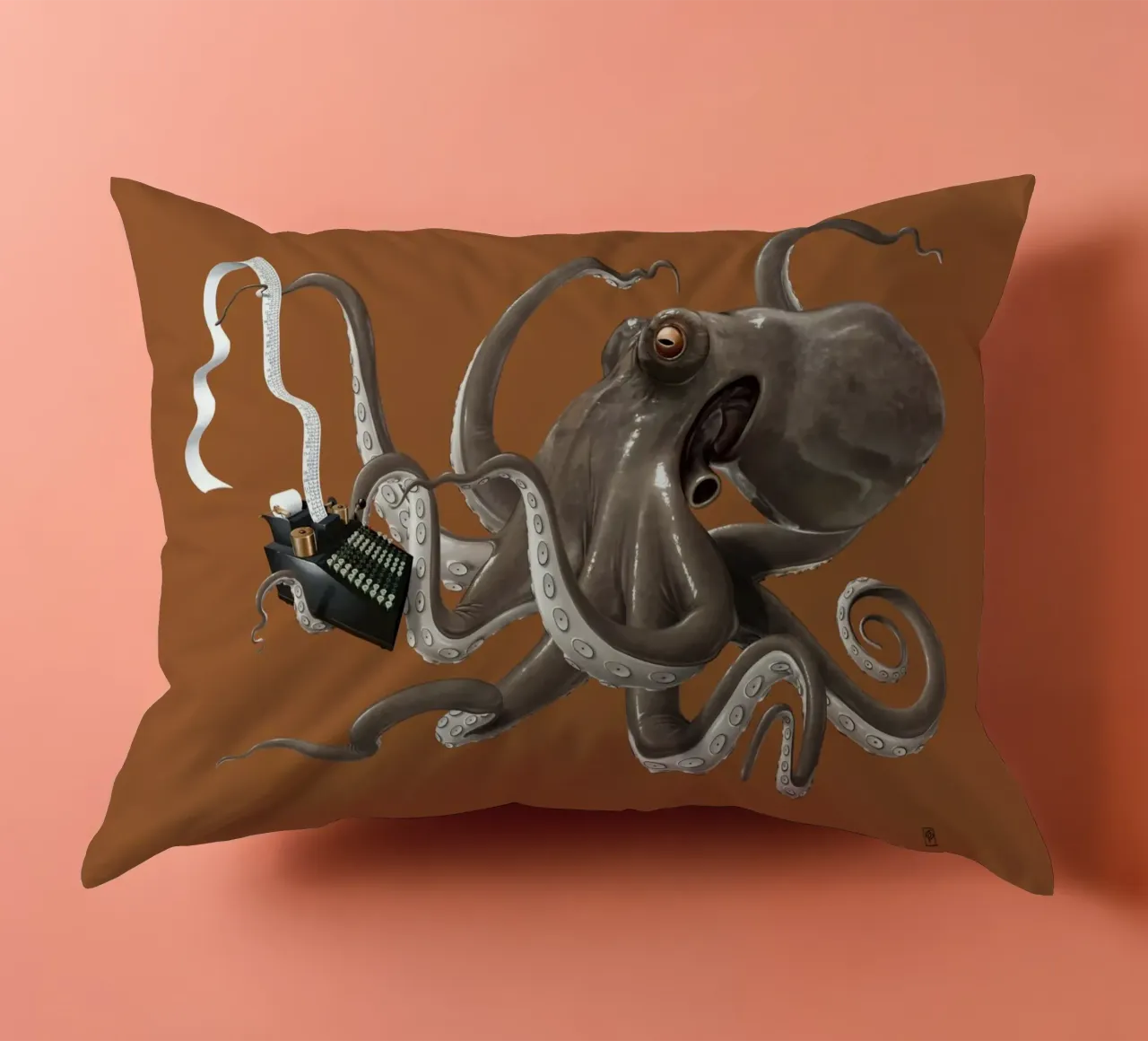 Count to ten (Coloured) cuscino da Rob Art | Illustration