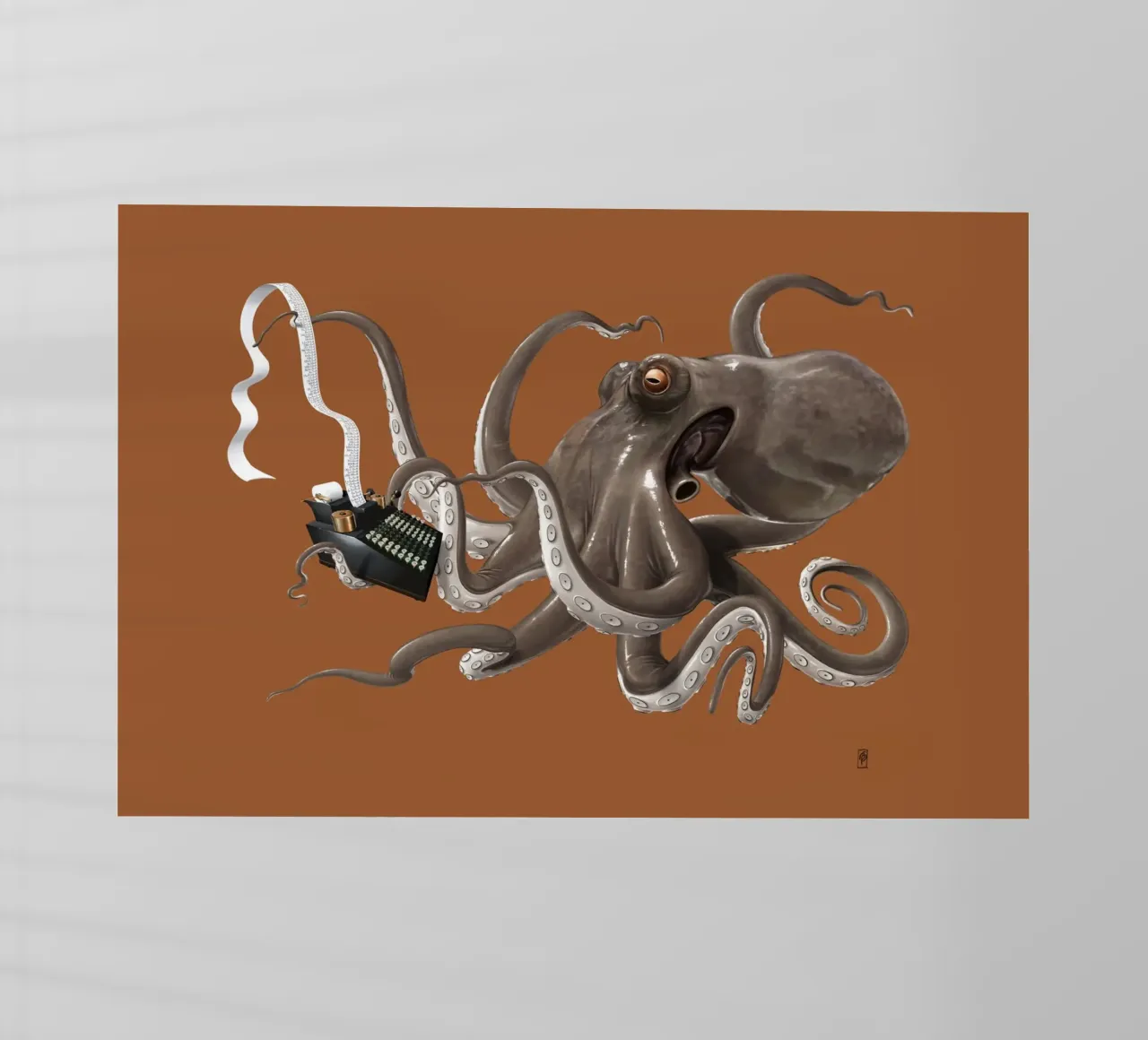 Count to ten (Coloured) pellicola backlit da Rob Art | Illustration