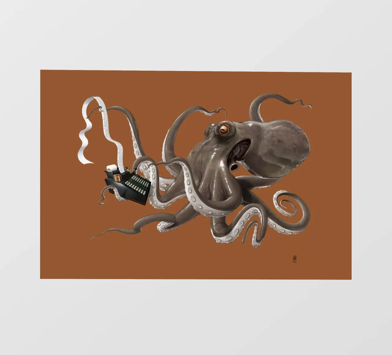 Count to ten (Coloured) pellicola backlit da Rob Art | Illustration