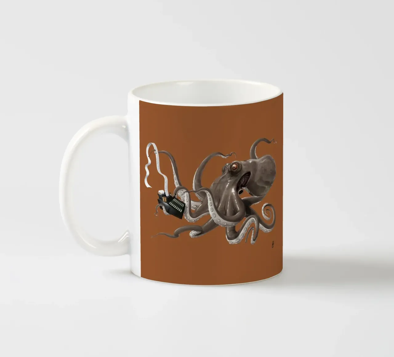 Count to ten (Coloured) tazza in ceramica da Rob Art | Illustration