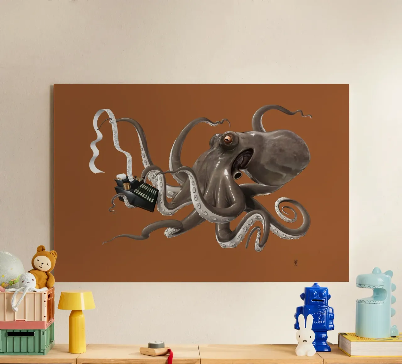 Count to ten (Coloured) plexiglass da Rob Art | Illustration