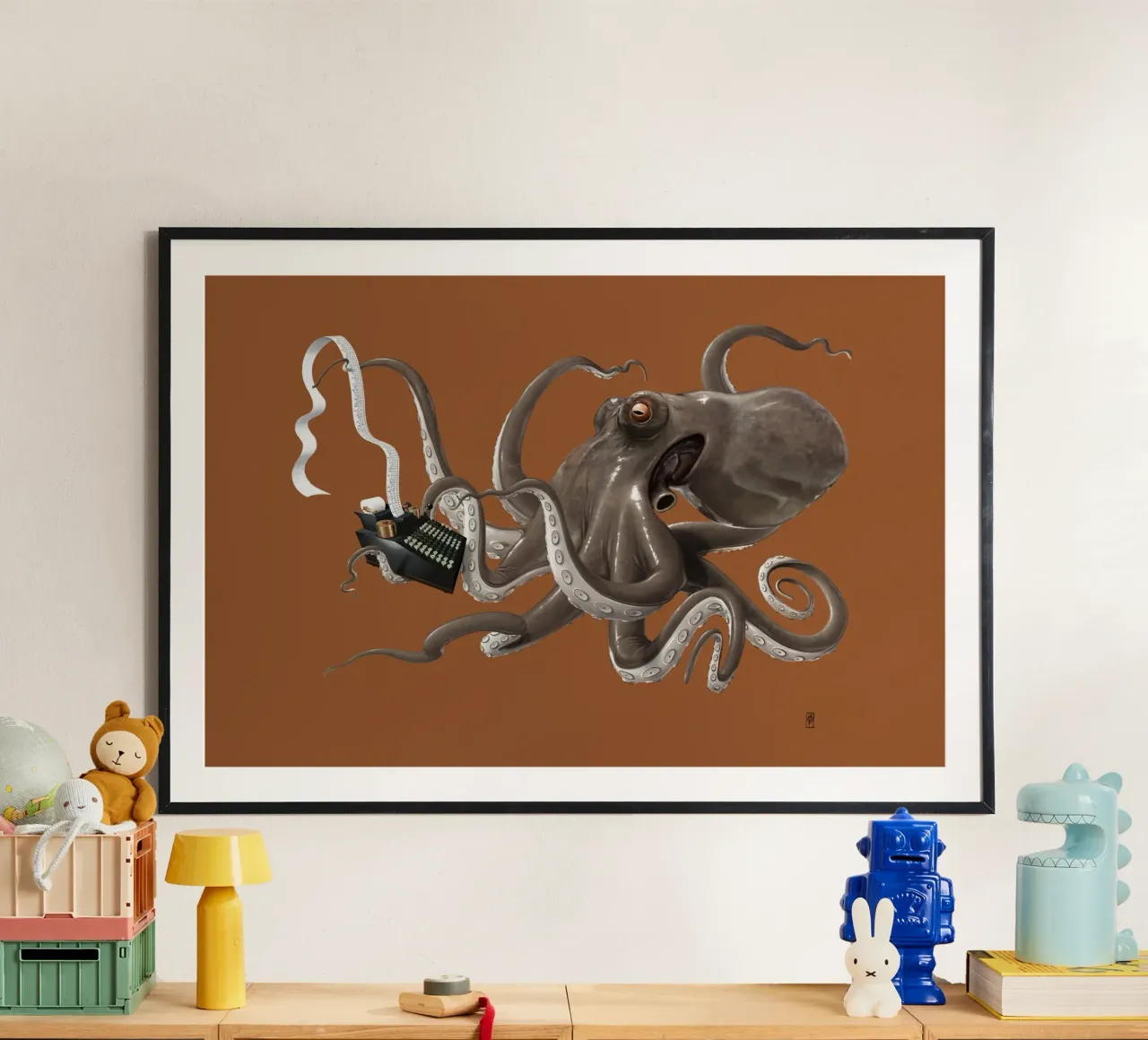 Count to ten (Coloured) carta hahnemühle da Rob Art | Illustration