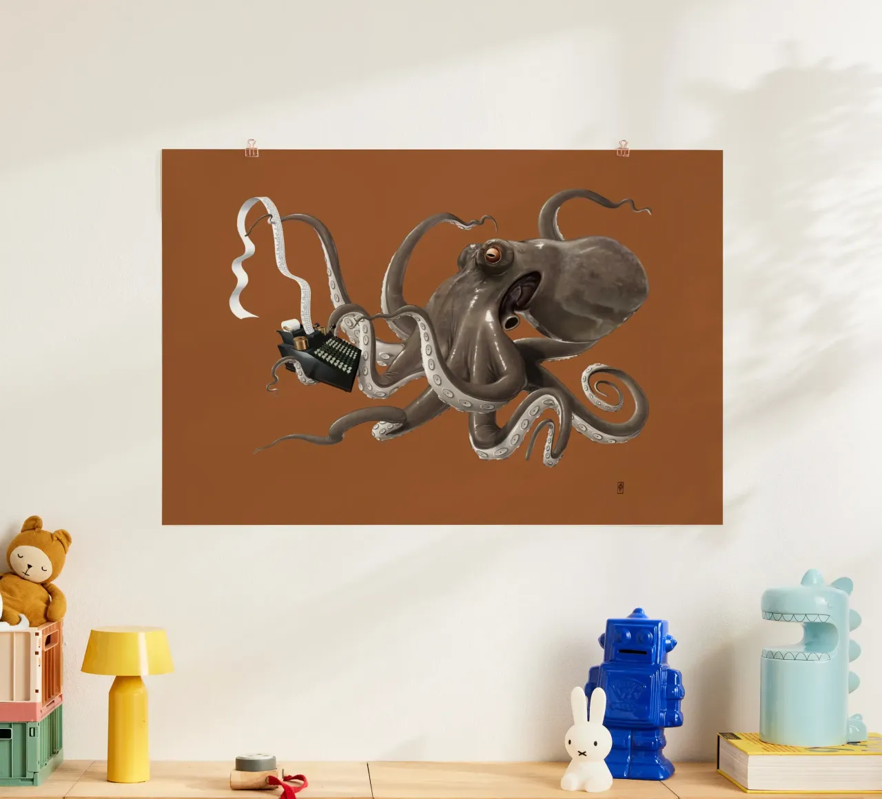 Count to ten (Coloured) carta hahnemühle da Rob Art | Illustration