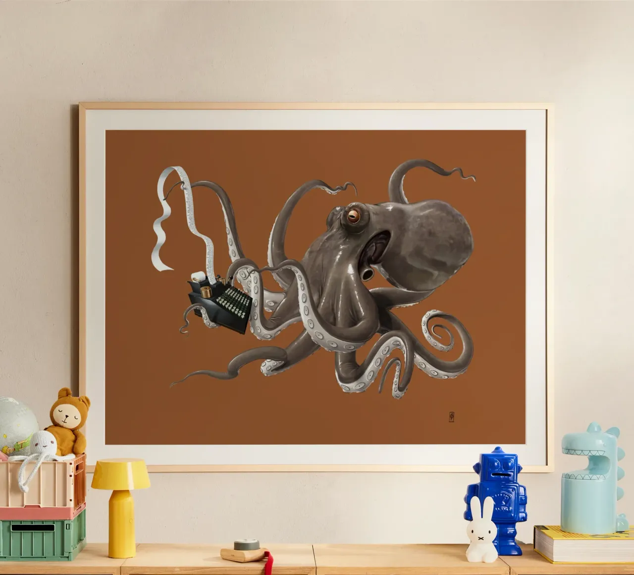 Count to ten (Coloured) carta hahnemühle da Rob Art | Illustration