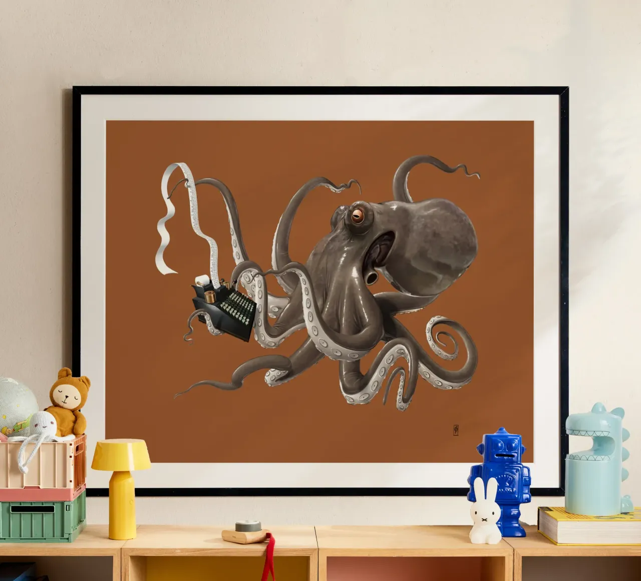 Count to ten (Coloured) carta hahnemühle da Rob Art | Illustration