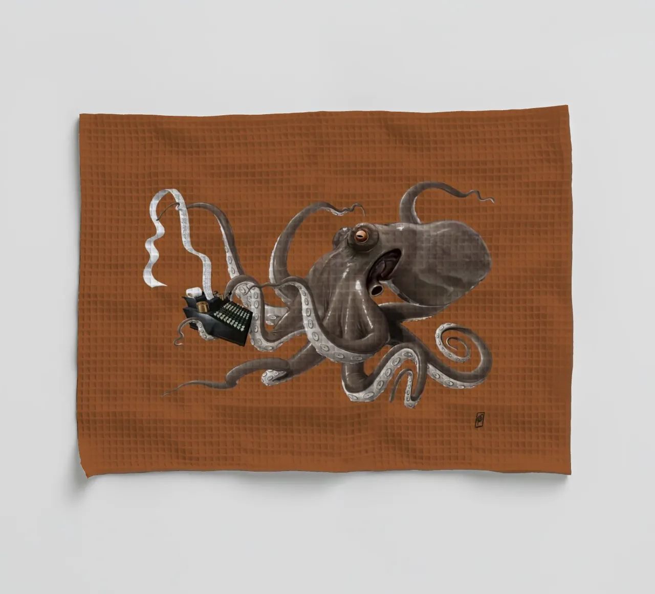 Count to ten (Coloured) canovaccio da cucina da Rob Art | Illustration