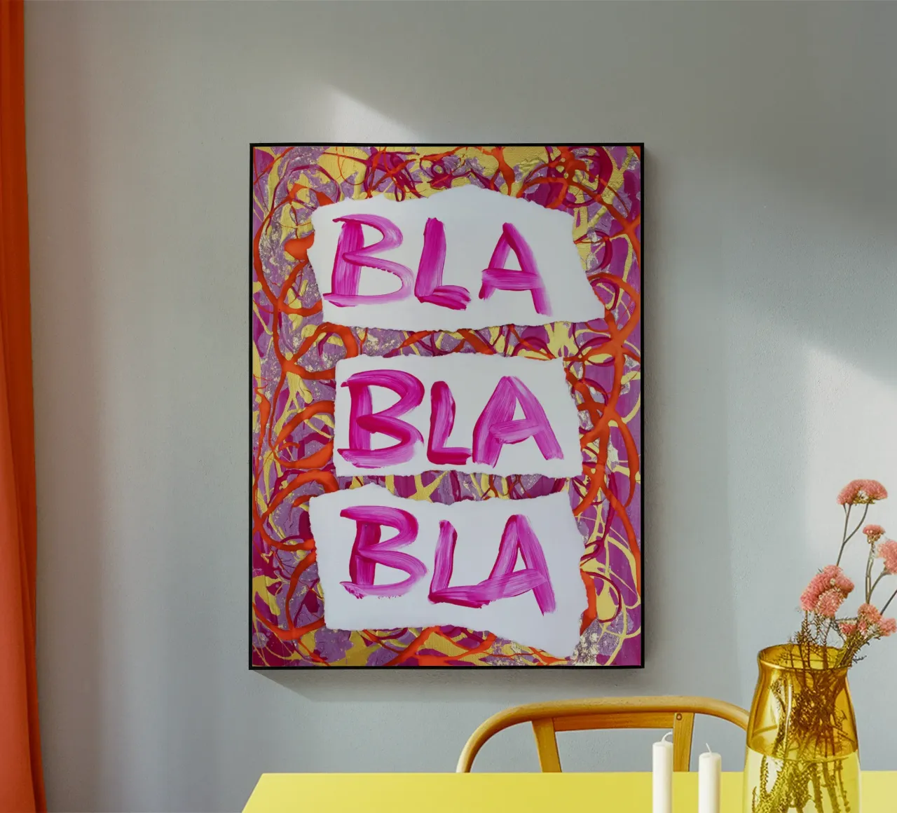 Bla Bla Bla plexiglass da Hirschbild