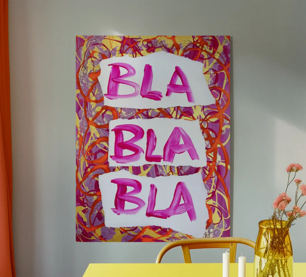 Bla Bla Bla plexiglass da Hirschbild