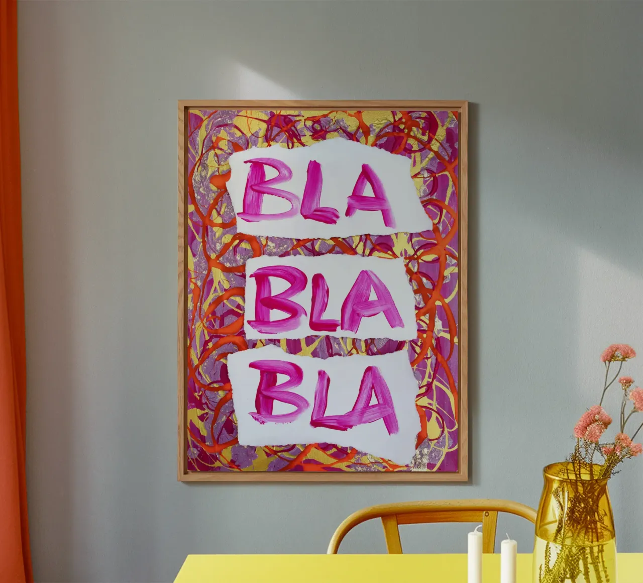 Bla Bla Bla alluminio dibond da Hirschbild