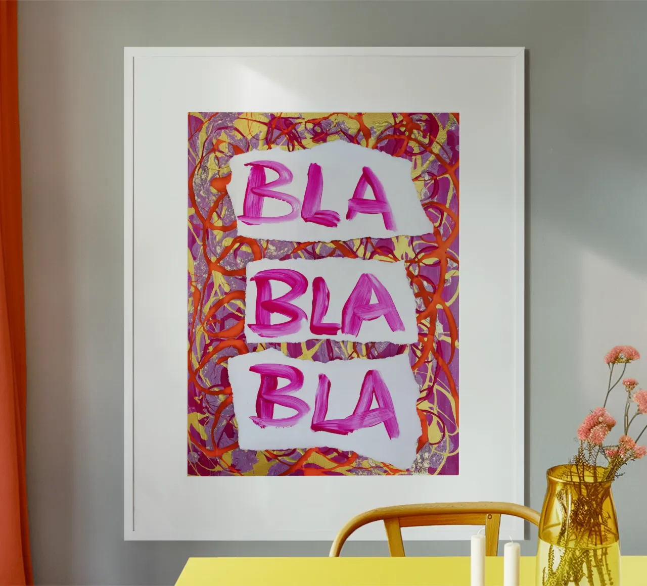 Bla Bla Bla poster da Hirschbild