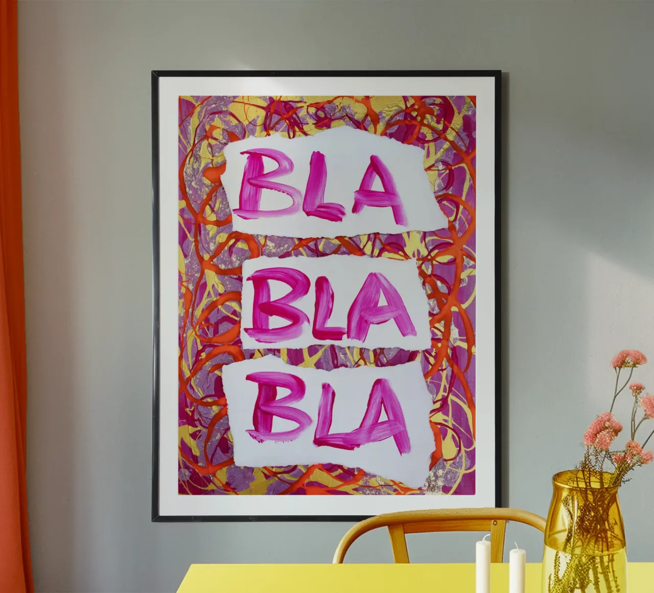 Bla Bla Bla poster da Hirschbild