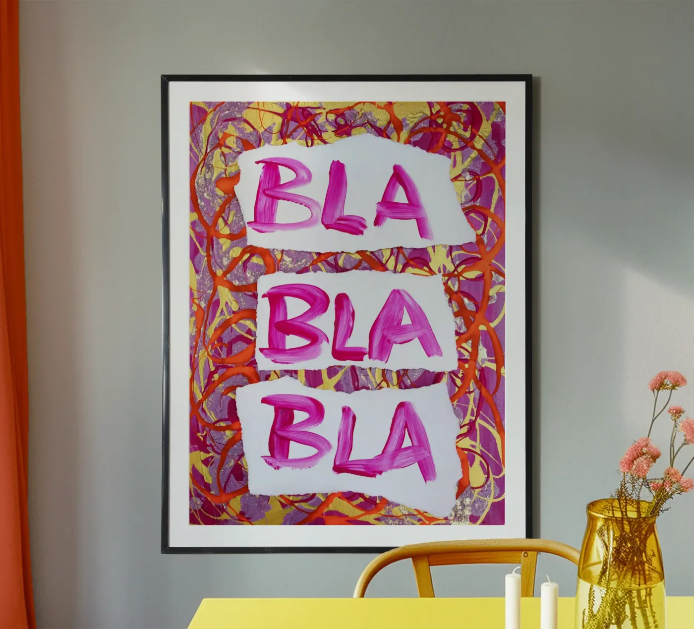 Bla Bla Bla poster de Hirschbild