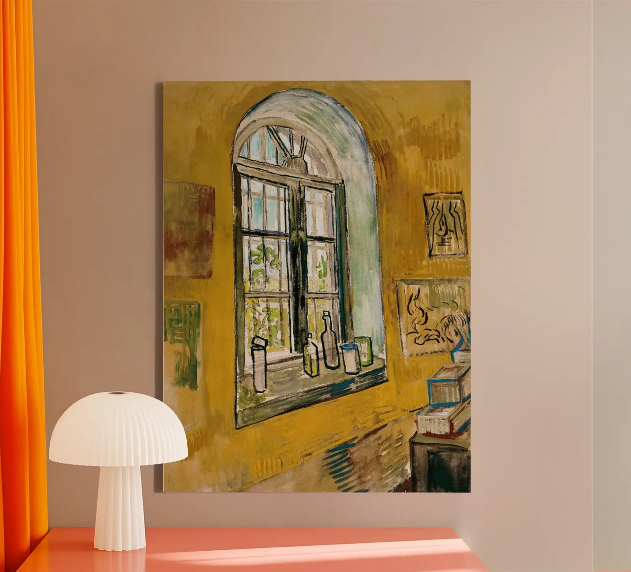 Window in the Studio canvas with Floater frame by Christopher Soto