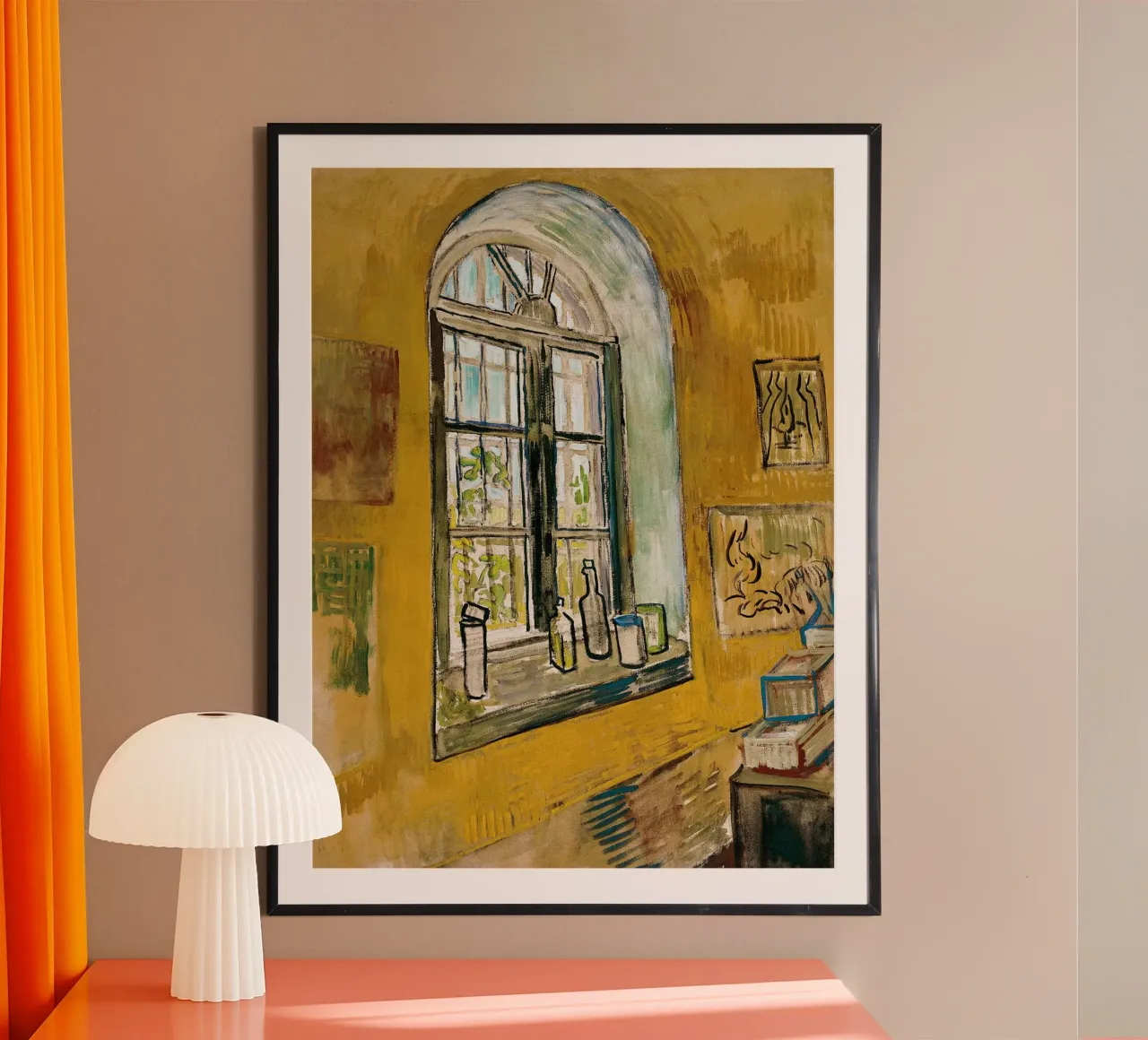 Fenêtre dans le studio poster de Christopher Soto