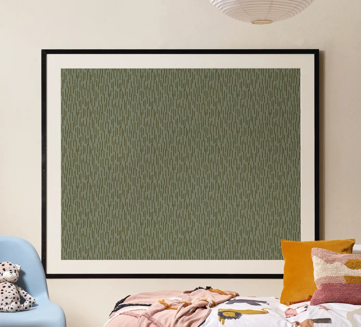 Verde oliva poster da DDR DESIGN