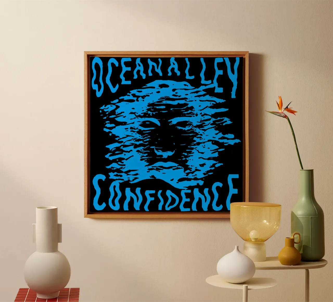 Maglietta essenziale Confidence Oc Ally tela con Cornice a cassetta da igoshdesigns