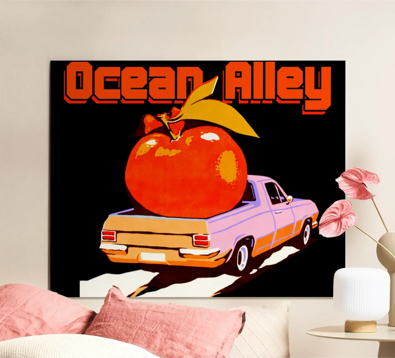 Arancione sull'auto Essenziale poster da igoshdesigns