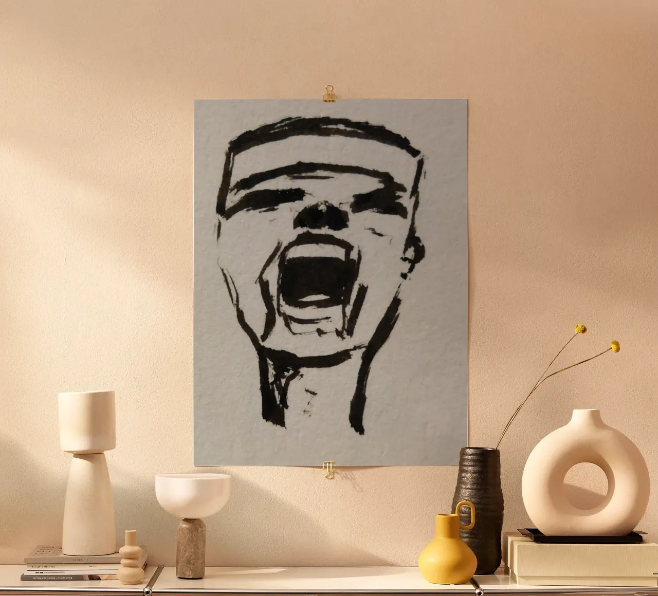 My voice poster con telaio in alluminio da gtobonart