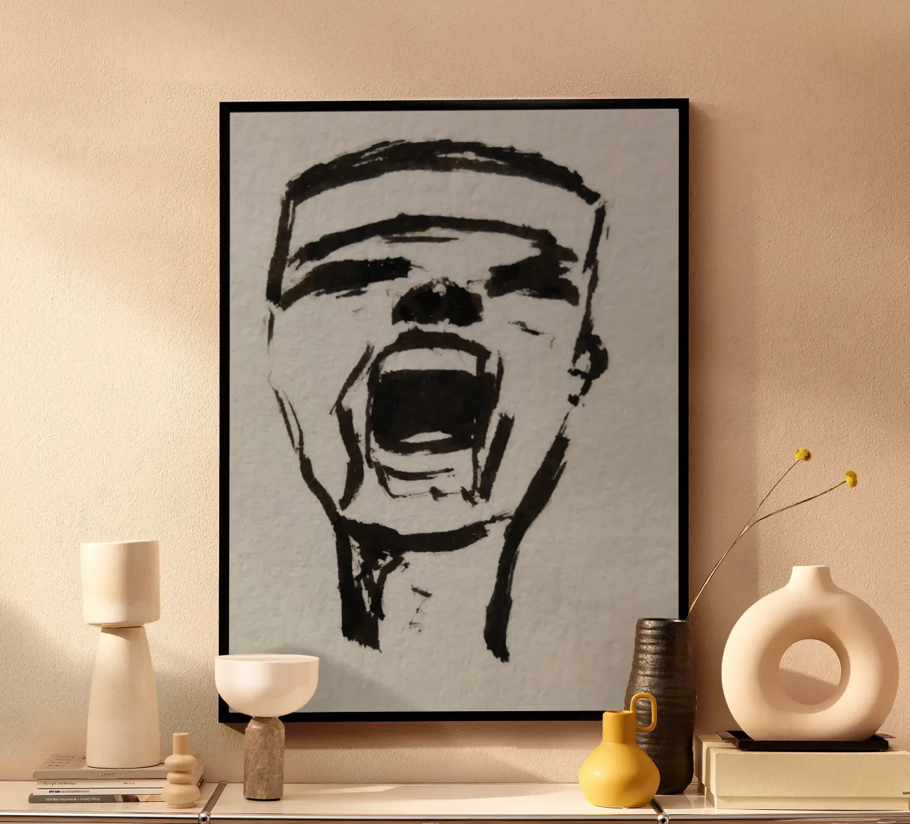 My voice poster con telaio in alluminio da gtobonart