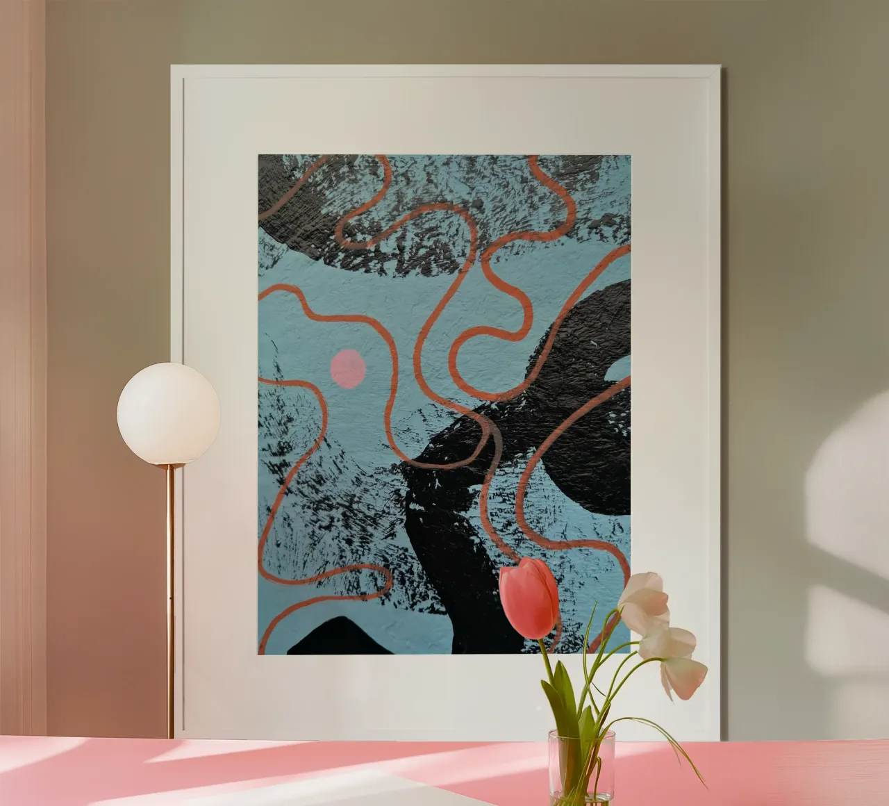 Excerpt poster con telaio in plastica da gtobonart