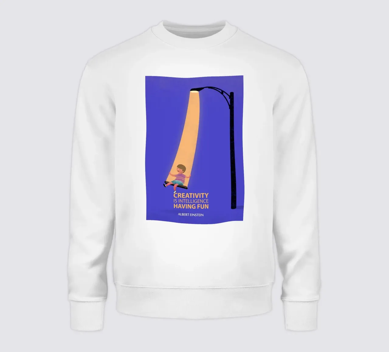 la creatività è intelligenza felpa da art quots shop