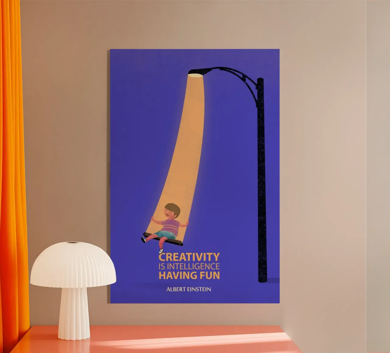 creativity is intelligence plexiglas de art quots shop