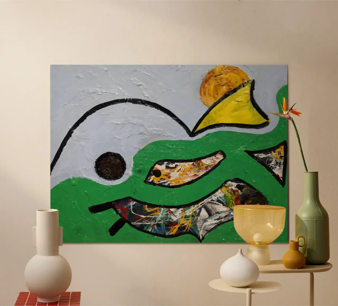 Creations poster con telaio in plastica da gtobonart