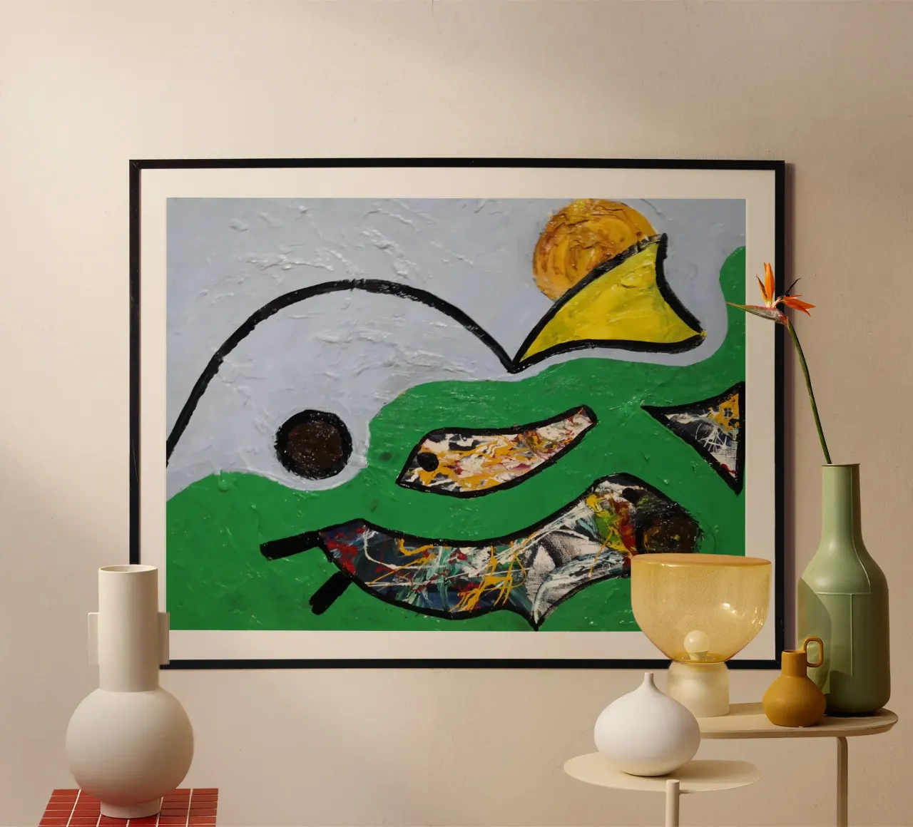 Creations poster con telaio in plastica da gtobonart
