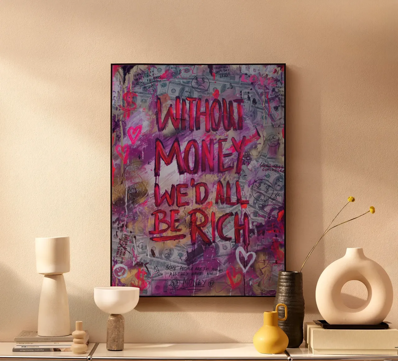 Without money plexiglass da Hirschbild