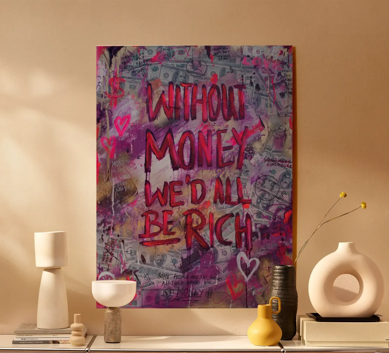 Without money plexiglass da Hirschbild