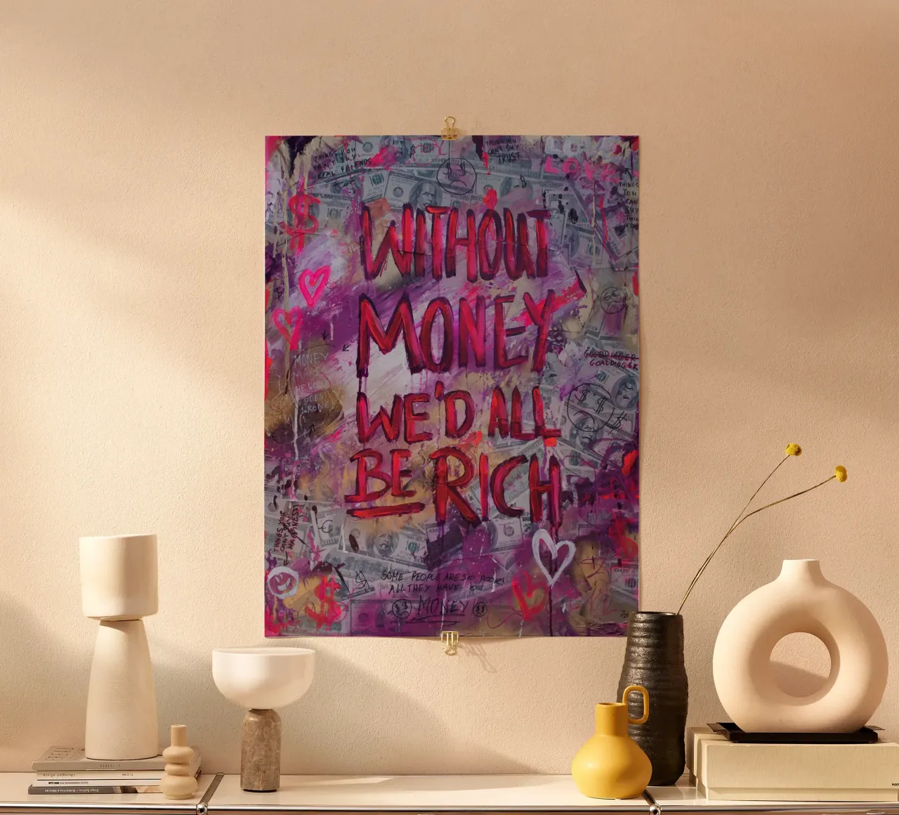 Without money poster da Hirschbild