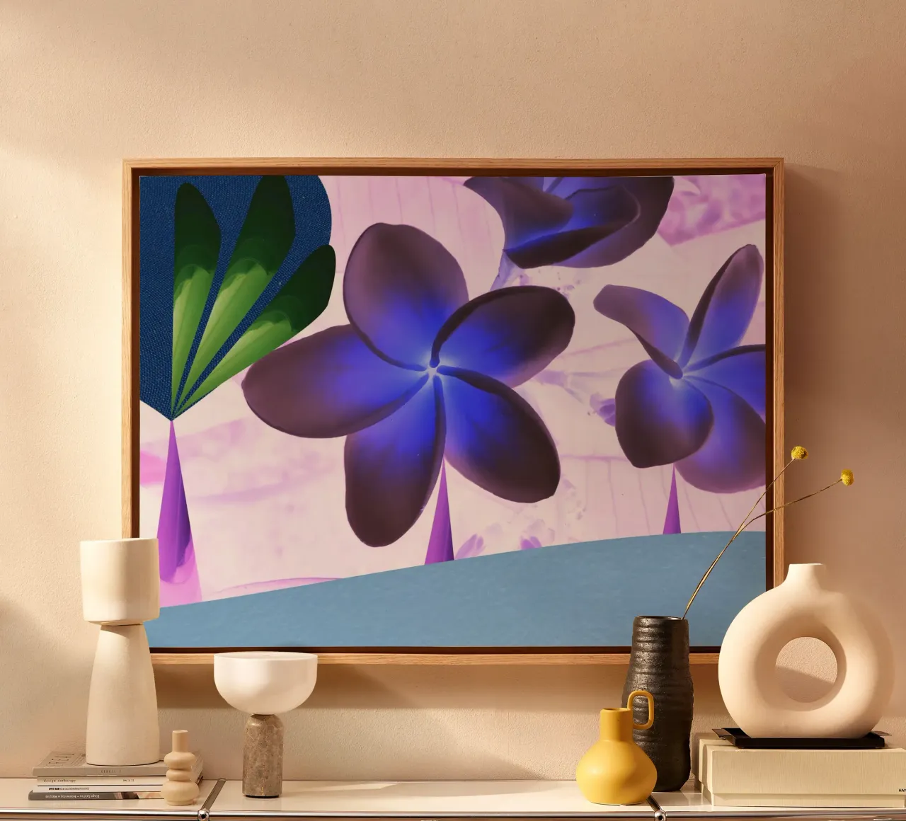 Empowering nature canvas met Baklijst van gtobonart