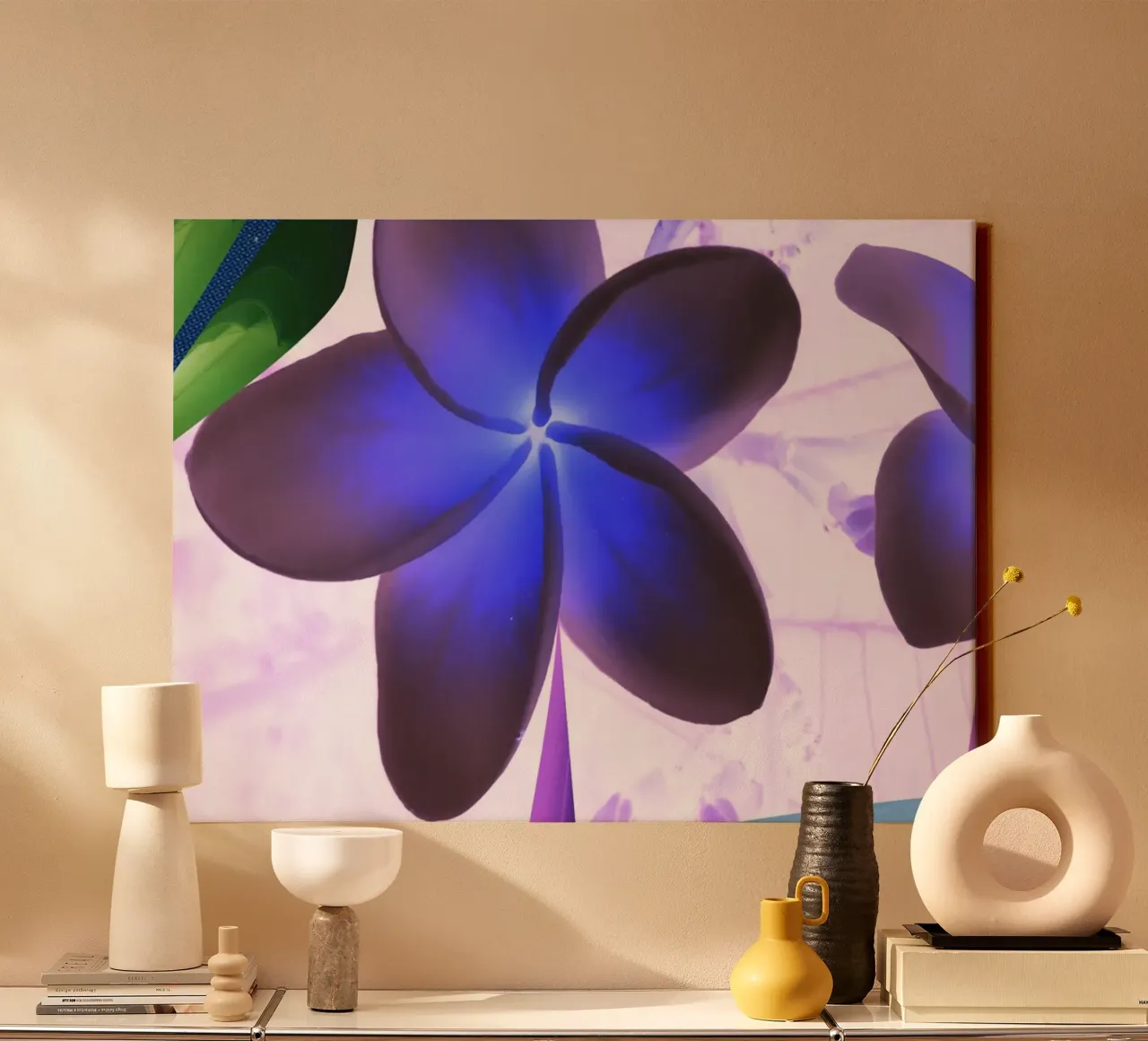 Empowering nature canvas met Baklijst van gtobonart
