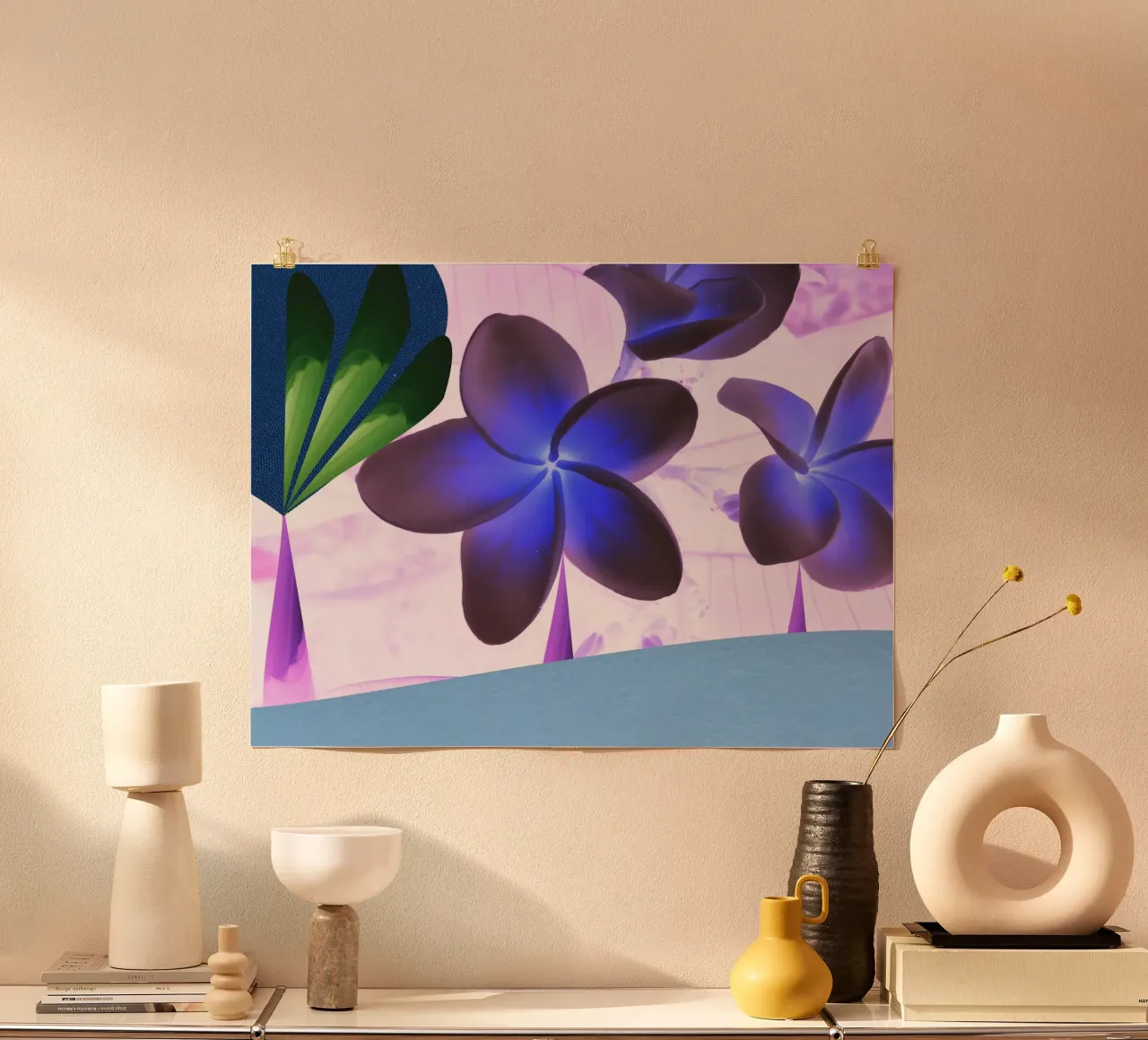 Empowering nature poster con telaio in alluminio da gtobonart