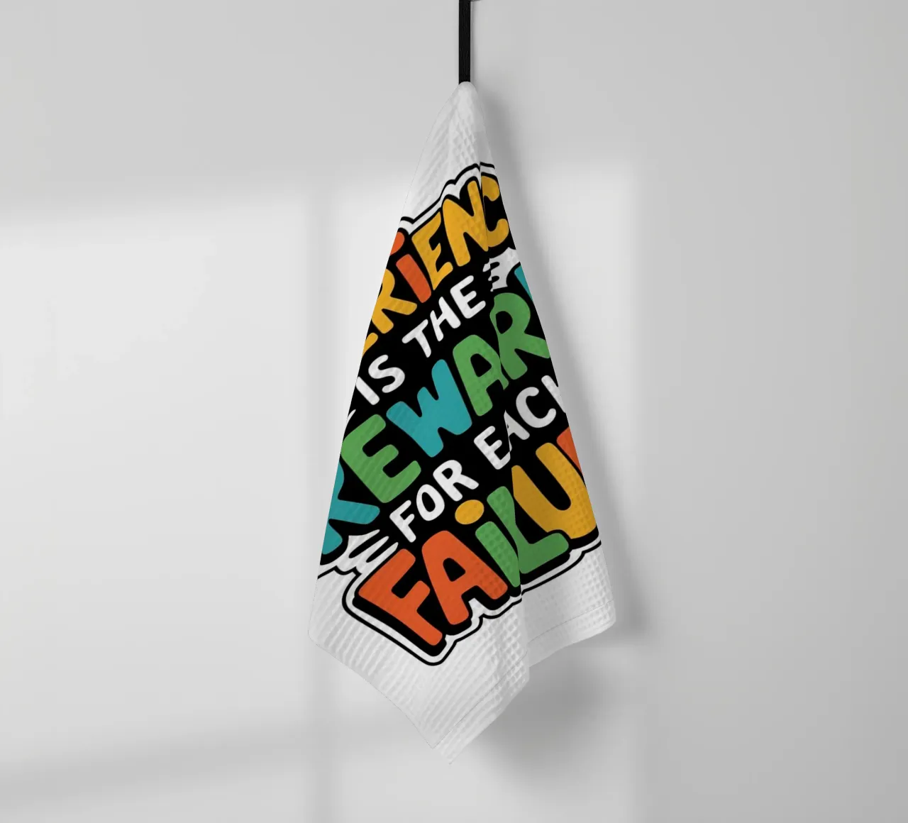 l'expérience est la récompense torchon de art quots shop