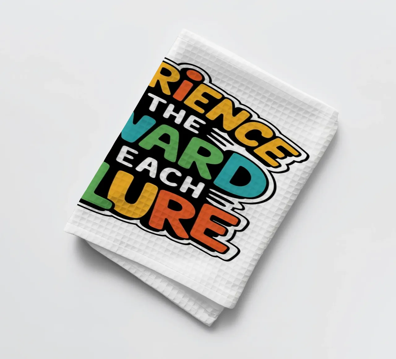 l'expérience est la récompense torchon de art quots shop